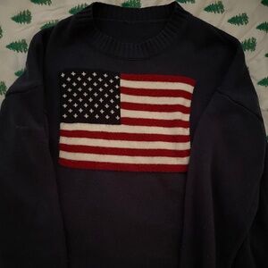 American Flag Sweater